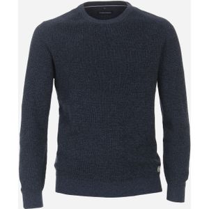 CASA MODA comfort fit trui, blauw melange -  Maat: XL