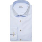 Seidensticker slim fit overhemd, popeline, blauw