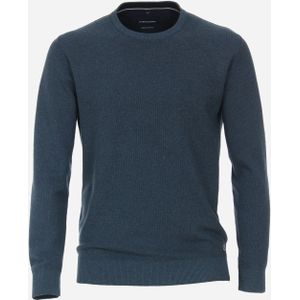 CASA MODA comfort fit trui, middenblauw melange -  Maat: 6XL