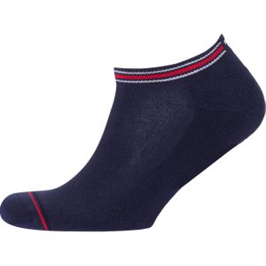 Tommy Hilfiger Iconic Sports Sneaker Socks (2-pack), heren sport enkelsokken, donkerblauw -  Maat: 43-46