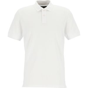 Marc O'Polo regular fit polo, heren poloshirt, wit -  Maat: XS