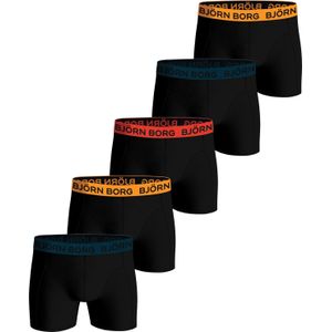 Bjorn Borg Cotton Stretch boxers, heren boxers normale lengte (5-pack), multicolor