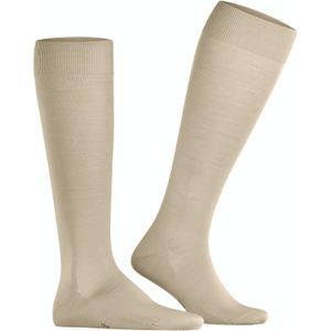 FALKE ClimaWool heren kniekousen, beige (sand) -  Maat: 39-40