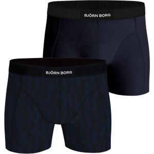 Bjorn Borg Cotton Stretch boxers, heren boxers normale lengte (2-pack), multicolor