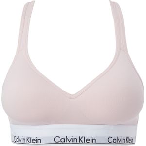 Calvin Klein dames Modern Cotton bralette top, met voorgevormde cups, licht roze -  Maat: M