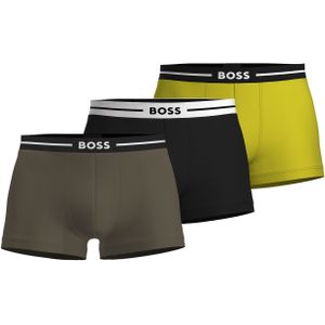 HUGO BOSS Bold trunks (3-pack), heren boxers kort, multicolor -  Maat: S