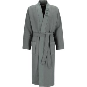 BOSS - Waffle Kimono - Ochtendjas - Groen