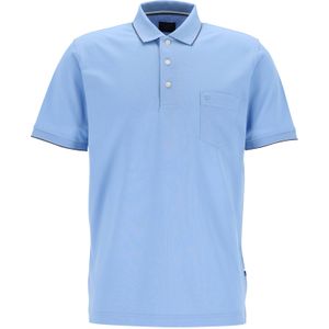 OLYMP Polo Casual, modern fit polo, lichtblauw -  Maat: XL
