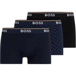 HUGO BOSS Power trunks (3-pack), heren boxers kort, multicolor