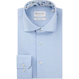 Michaelis slim fit heren overhemd, Oxford, blauw 44