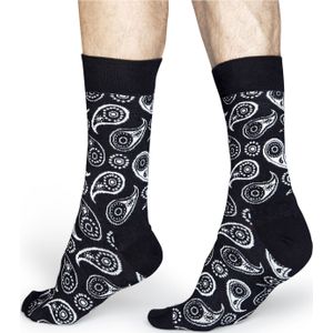 Happy Socks - Paisley - Sokken - Zwart