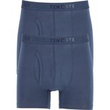 TEN CATE Basics men classic shorts met gulp (2-pack), heren boxers normale lengte, blauw -  Maat: XXL