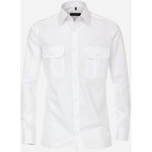 CASA MODA modern fit overhemd, mouwlengte 72 cm, popeline, wit 53