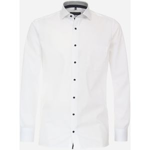 CASA MODA modern fit overhemd, popeline, wit 43