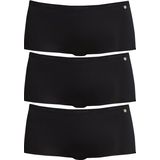 SCHIESSER 95/5 dames shorts (3-pack), zwart -  Maat: 44