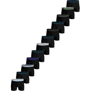 Bjorn Borg Cotton Stretch boxers, heren boxers normale lengte (12-pack), zwart, zwart, zwart, zwart, zwart, zwart, zwart, zwart, zwart, zwart, zwart, zwart