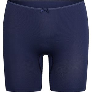RJ Bodywear Pure Color dames extra lange pijp short (1-pack), donkerblauw -  Maat: L