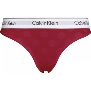 Calvin Klein dames bikini (1-pack), heupslip, rood -  Maat: L