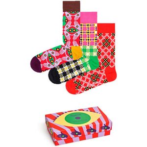 Happy Socks Abstract Print Socks Gift Set (3-pack), unisex sokken in cadeauverpakking - Unisex - Maat: 36-40
