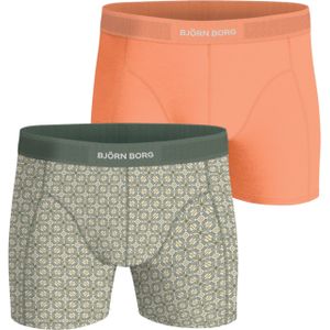 Bjorn Borg Cotton Stretch boxers, heren boxers normale lengte (2-pack), multicolor