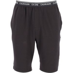 Calvin Klein CK ONE Lounge short, heren lounge joggingbroek kort, middeldik, zwart -  Maat: L