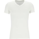 HOM Tencel soft tee-shirt v neck (1-pack), heren T-shirt V-hals, wit -  Maat: XL