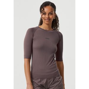 Bjorn Borg dames running seamless T-shirt, bruin