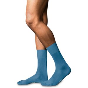 FALKE - Nummer 9 - Huissokken - Blauw - Ademend Katoen - Versterkt Platte Naad