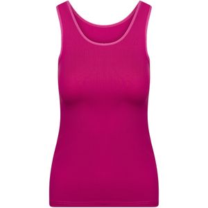 RJ Bodywear Pure Color dames top (1-pack), hemdje met brede banden, fuchsia