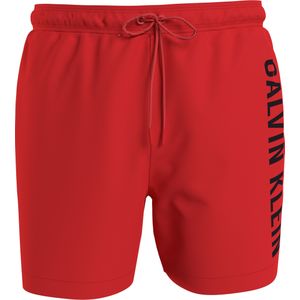 Calvin Klein Medium Drawstring swimshort, heren zwembroek, rood -  Maat: XXL