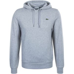 Lacoste heren hoodie sweatshirt, grijs melange -  Maat: 6XL