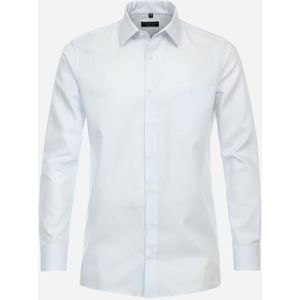 3 voor 99 | Redmond comfort fit overhemd, popeline, blauw gestreept 53/54