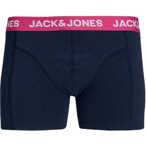 JACK & JONES Jacnorman contrast trunk (1-pack), heren boxer normale lengte, roze