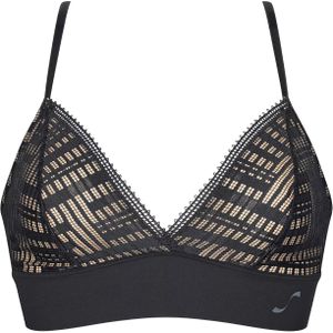 Sloggi Women S Seven Bralette Longline, bralette, zwart