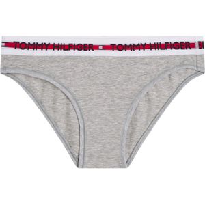 Tommy Hilfiger dames Nature Tech bikini slip (1-pack), grijs melange Mid Grey Heather -  Maat: XL