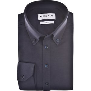 Ledub modern fit polo overhemd, tricot, jersey, donkerblauw
