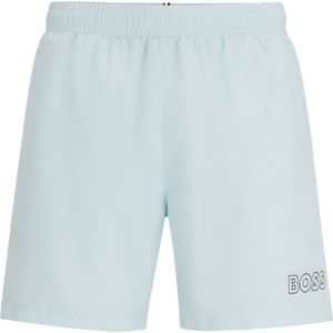 HUGO BOSS Dolphin swim shorts, heren zwembroek, lichtblauw