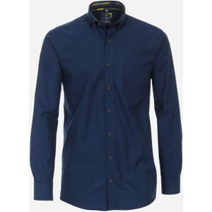 3 voor 99 | Redmond modern fit overhemd, popeline, blauw 45/46