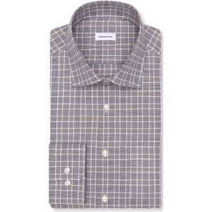 Seidensticker regular fit overhemd, popeline, blauw geruit