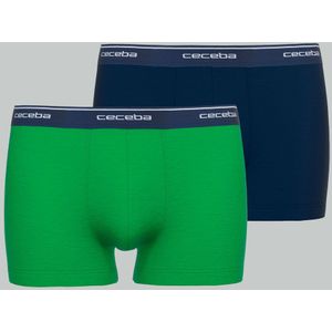 Ceceba heren boxer normale lengte (2-pack), middengroen