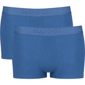 Sloggi Men FREE Evolve Hipster, heren boxershort korte pijp (2-pack), kobaltblauw -  Maat: XXL