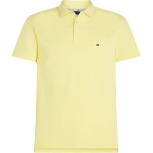 Tommy Hilfiger 1985 Slim Polo, heren poloshirt, lichgeel