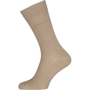 HUGO BOSS Cotton Uni (2-pack), herensokken katoen, beige