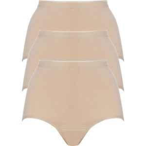 TEN CATE Basic women maxi (3-pack), dames slips hoge taille, huidskleur