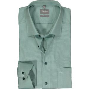 OLYMP comfort fit overhemd, structuur, groen