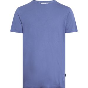 Calvin Klein Fluid Lightweight T-shirt, heren T-shirt korte mouw O-hals, blauw -  Maat: L