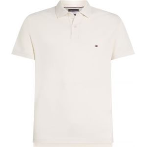 Tommy Hilfiger 1985 Slim Polo, heren poloshirt, offwhite