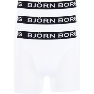 Bjorn Borg boxershorts Essential (3-pack), heren boxers normale lengte, wit -  Maat: XXL