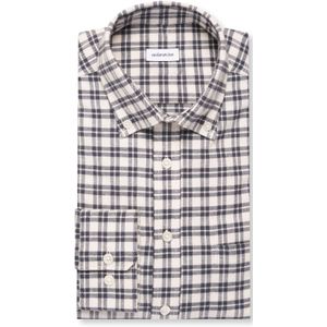 Seidensticker slim fit overhemd, popeline, grijs geruit