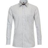 Redmond - Modern Fit - Overhemd - Blauw Gestreept - Strijkvriendelijk